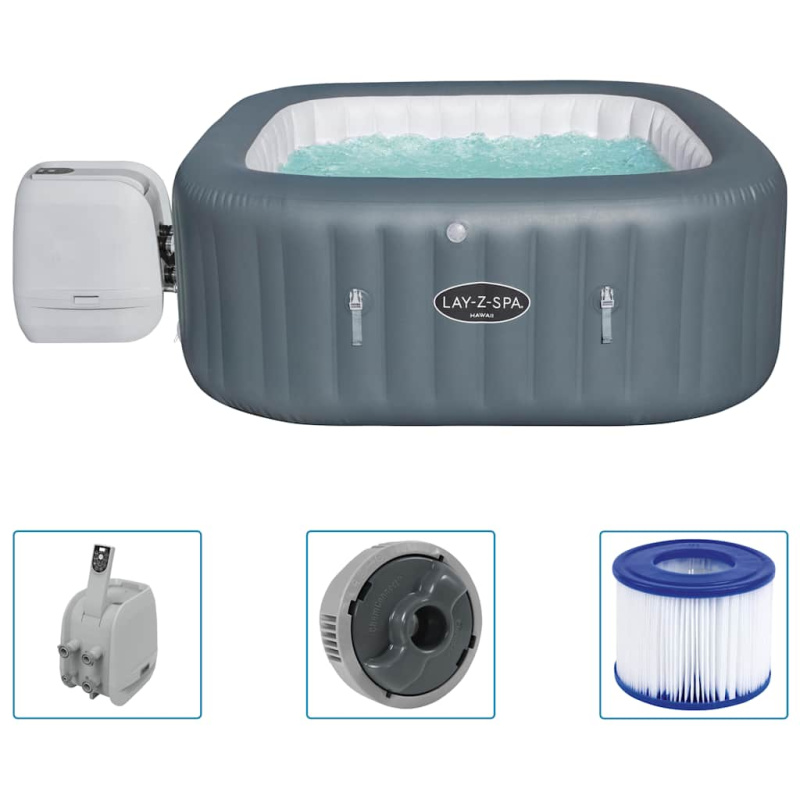 Bestway Lay-Z-Spa Nafukovací Vířivka Hawaii Hydrojet Pro