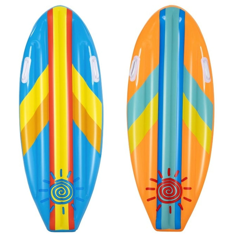 Bestway Dětský surf Sunny Rider, 1,14m x 46cm – mix 2 barvy (modrá,oranžová)