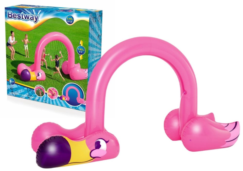 BESTWAY 52382 Jumbo Plameňák Sprinkler 340 x 110 x 193cm