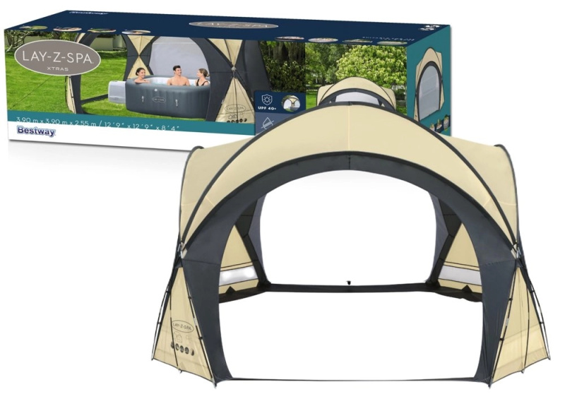Bestway 60305 Zastřešení vířivého bazénu SPA DOME 3,9 x 3,9 x 2,55 m