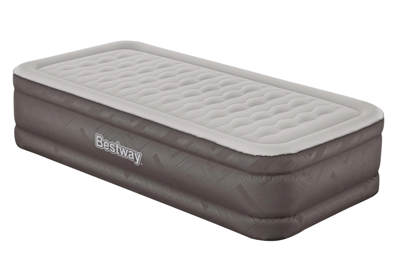Semišová nafukovací matrace Bestway FORTECH s el. Pumpou 191 x 97 x 46 cm