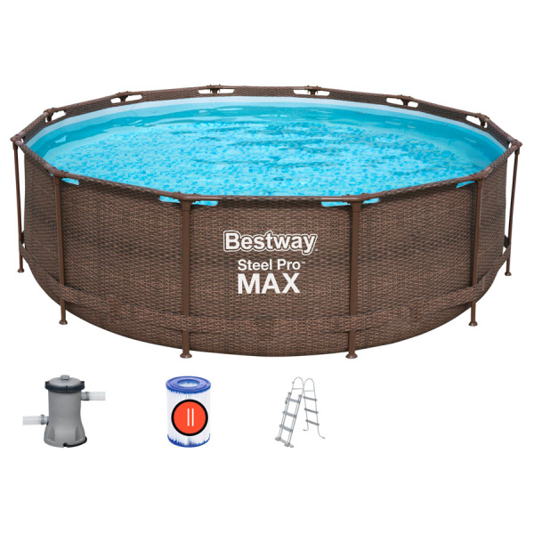 Bestway Steel Pro Max Rattan 3,66 x 1 m 56709