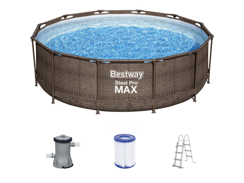 Bestway Steel Pro Max Rattan 3,66 x 1 m 56709