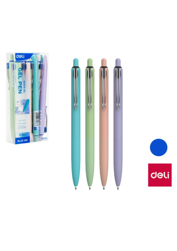 Gelové pero DELI G103-BL modré DELI EAST