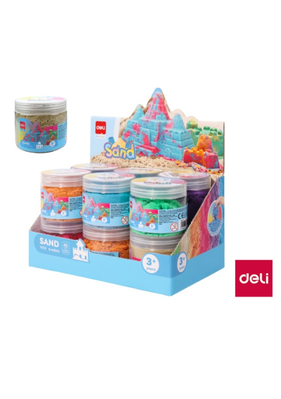 Písek kinetický 150g DELI EY012 mix DELI