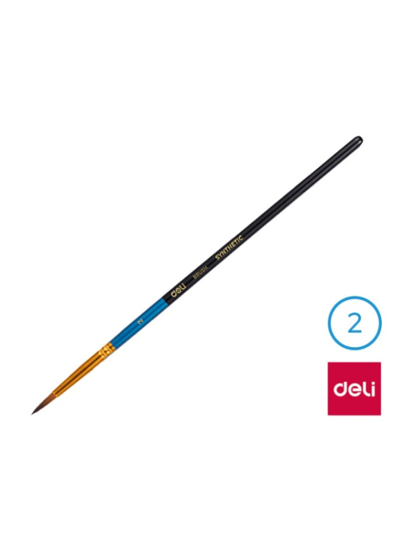 Štětec syntetický kulatý č.  2 DELI EC408-2 DELI GROUP CO., LTD.