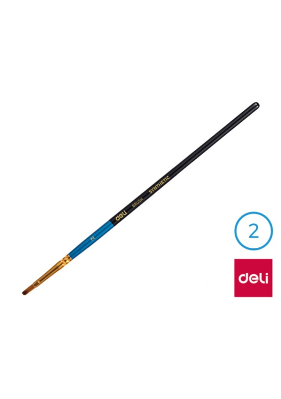 Štětec syntetický plochý č.  2 DELI EC409-2 DELI GROUP CO., LTD.