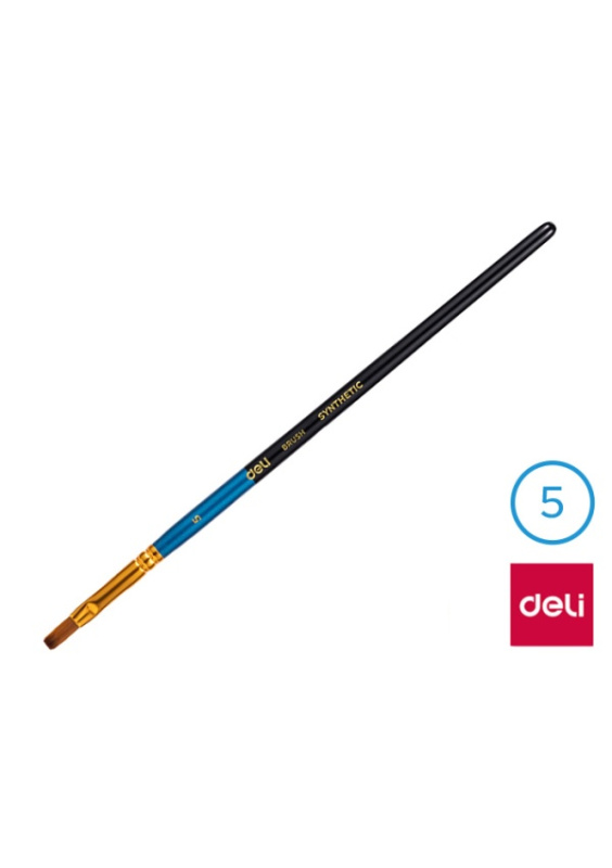 Štětec syntetický plochý č.  5 DELI EC409-5 DELI GROUP CO., LTD.