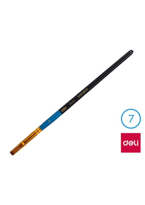 Štětec syntetický plochý č.  7 DELI EC409-7 DELI GROUP CO., LTD.