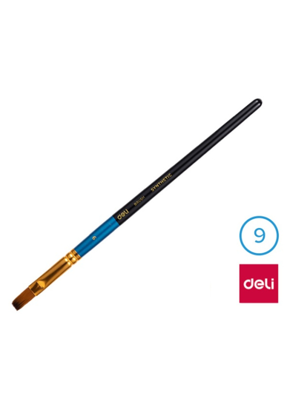 Štětec syntetický plochý č.  9 DELI EC409-9 DELI GROUP CO., LTD.