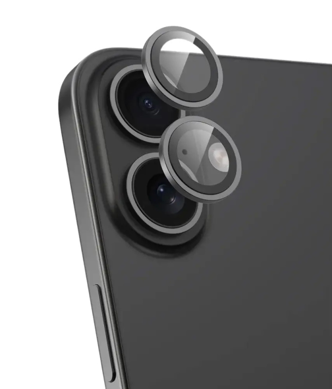 Ochranné sklo na čočky fotoaparátu Devia Peak Series pro iPhone 17 Transparentní