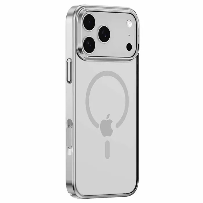 Devia Glimmer Magnetic Series obal pro iPhone 17 Pro Max Stříbrná