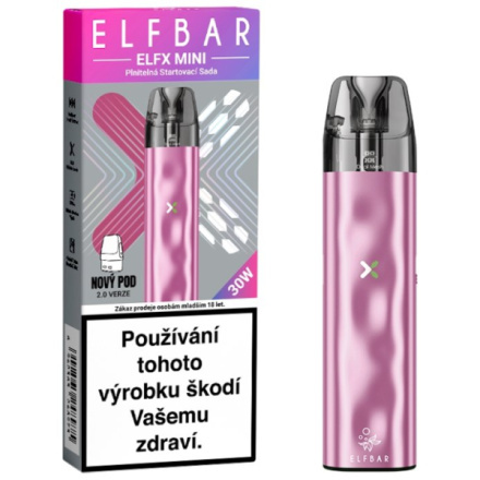 ELFBAR Elf Bar ELFX Mini elektronická cigareta 1000mAh Pink 1ks