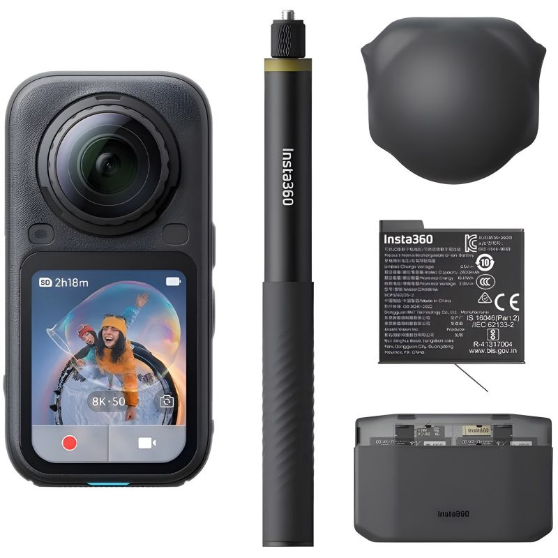 Insta360 X6 Essentials Bundle akční kamera černá
