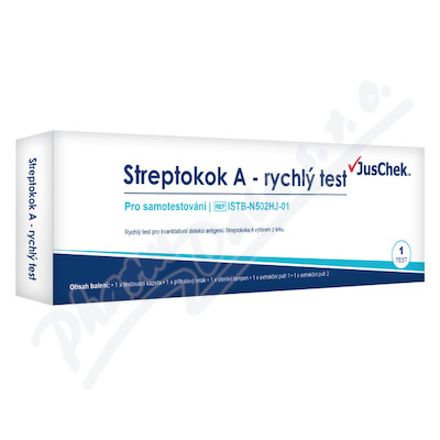 JusChek Streptokok A rychlý test 1 ks