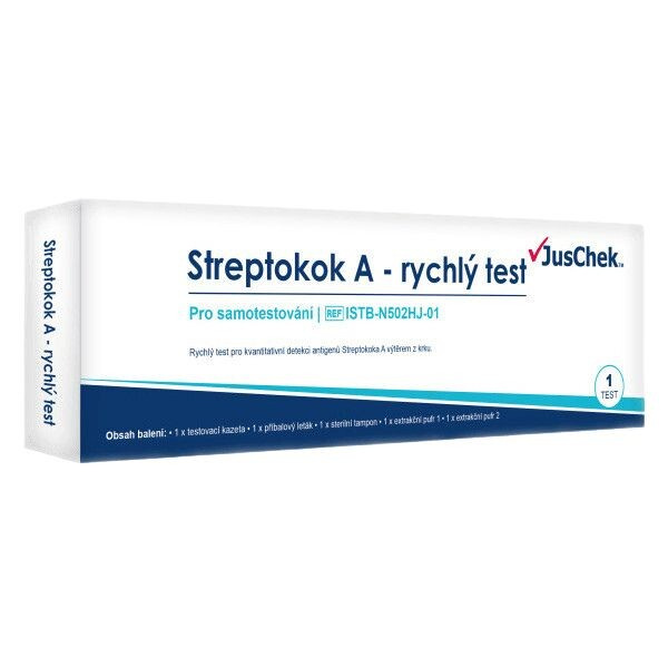 JusChek Streptokok A rychlý test 1 ks