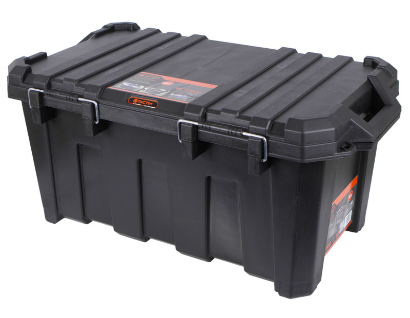 Plastový úložný box s víkem, 850 x 490 x 390 mm, 85 l - TC320506