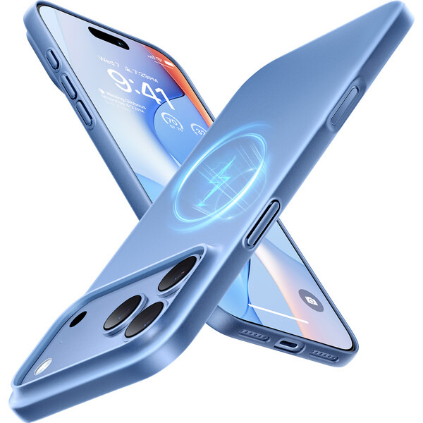 Torras OriginFit MagSafe kryt iPhone 18 Pro modrý