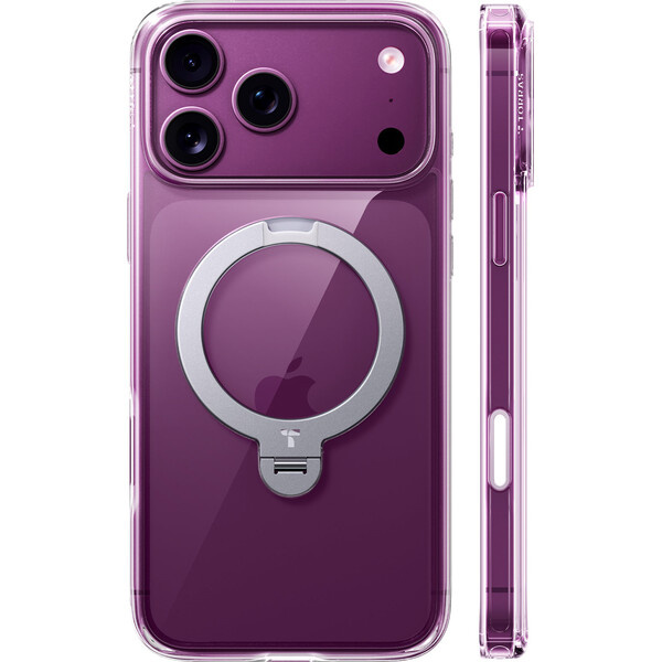 Torras Ostand Q3 Spin MagSafe kryt iPhone 18 Pro čirý