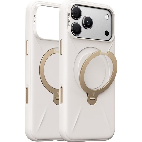 Torras Ostand Q3 Silicone MagSafe kryt iPhone 18 Pro bílý