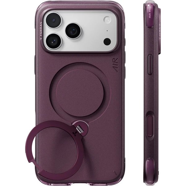 Torras Q3 Air Essential MagSafe kryt iPhone 18 Pro fialový