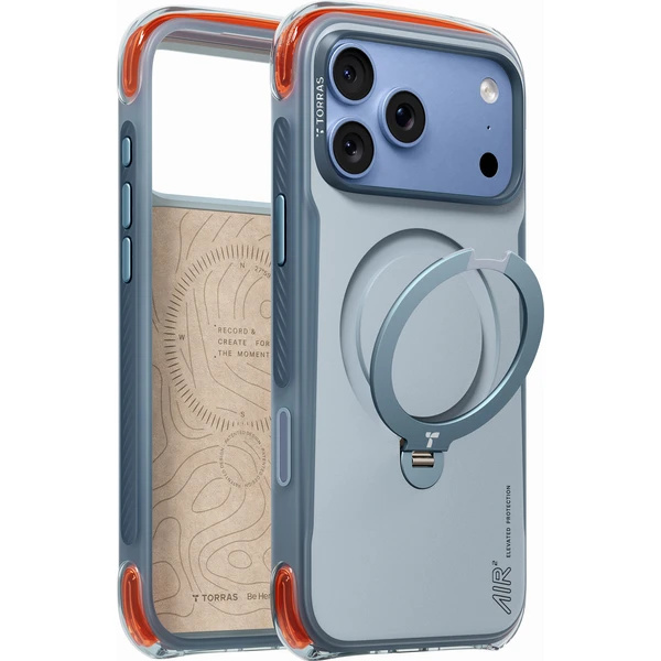 Torras Ostand Q3 Air Pro MagSafe kryt iPhone 18 Pro modrý