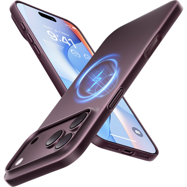 Torras OriginFit MagSafe kryt iPhone 18 Pro Max fialový