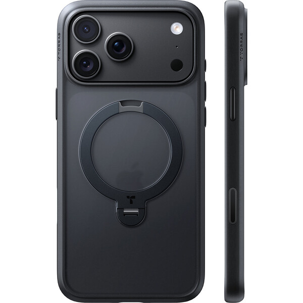 Torras Ostand Q3 Spin MagSafe kryt iPhone 18 Pro Max černý