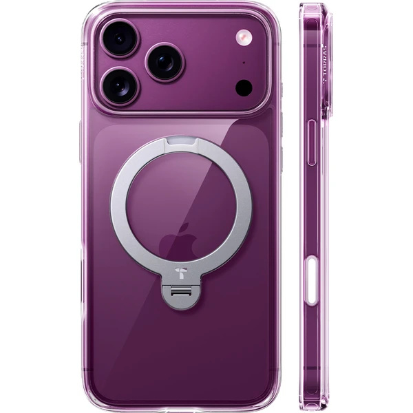 Torras Ostand Q3 Spin MagSafe kryt iPhone 18 Pro Max čirý