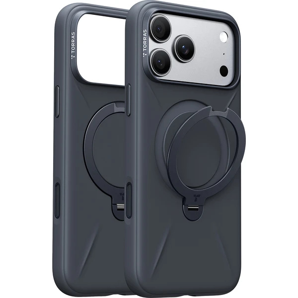 Torras OStand Q3 Silicone MagSafe kryt iPhone 18 Pro Max černý