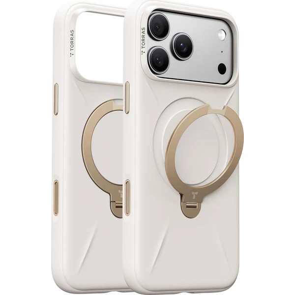 Torras OStand Q3 Silicone MagSafe kryt iPhone 18 Pro Max bílý