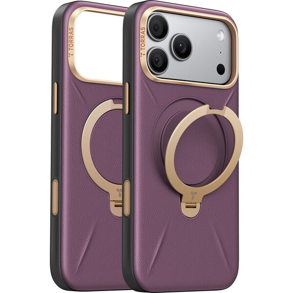 Torras Ostand Q3 VegSkin MagSafe kryt iPhone 18 Pro Max fialový