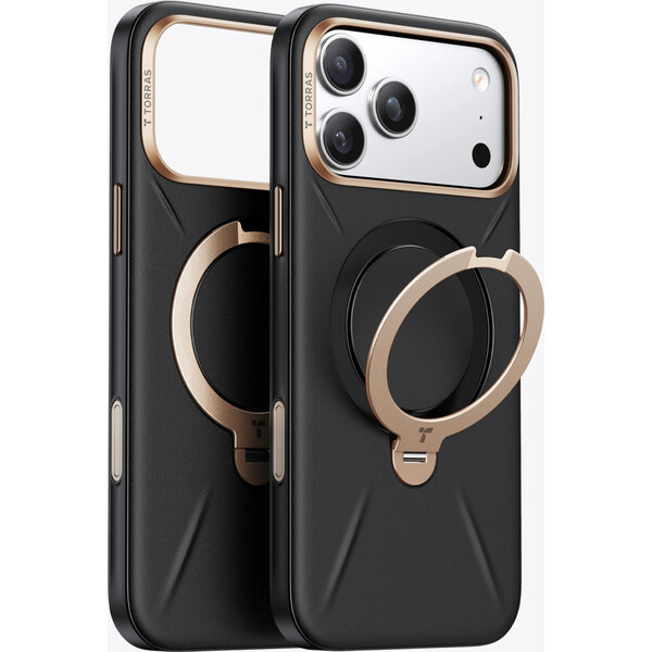 Torras Ostand Q3 VegSkin MagSafe kryt iPhone 18 Pro Max černý