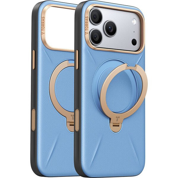Torras Ostand Q3 VegSkin MagSafe kryt iPhone 18 Pro Max modrý