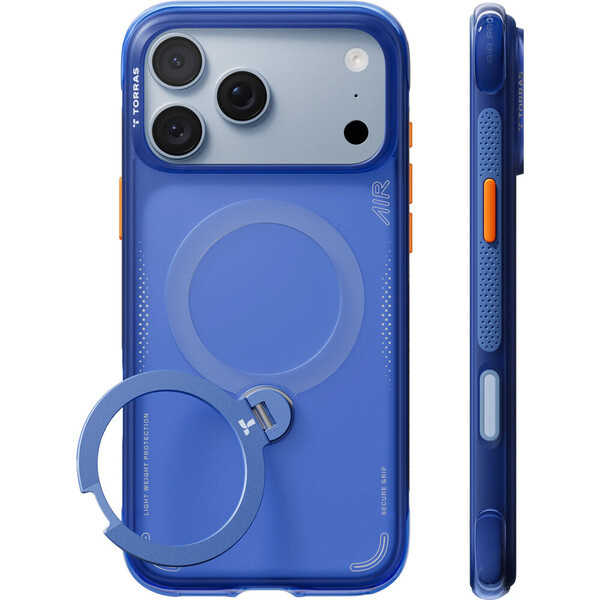 Torras Ostand Q3 Air MagSafe kryt iPhone 18 Pro Max modrý