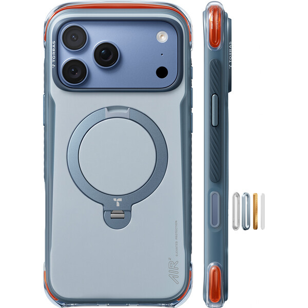 Torras Ostand Q3 Air Pro MagSafe kryt iPhone 18 Pro Max modrý