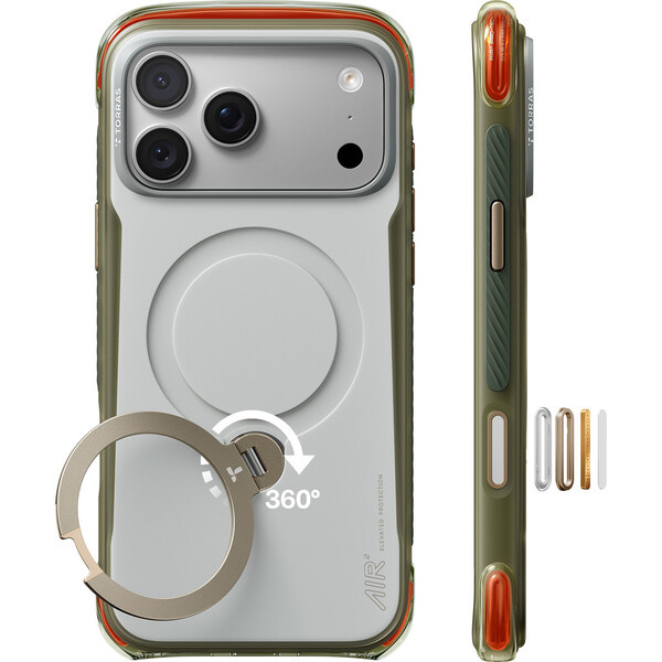 Torras Ostand Q3 Air Pro MagSafe kryt iPhone 18 Pro Max bílý