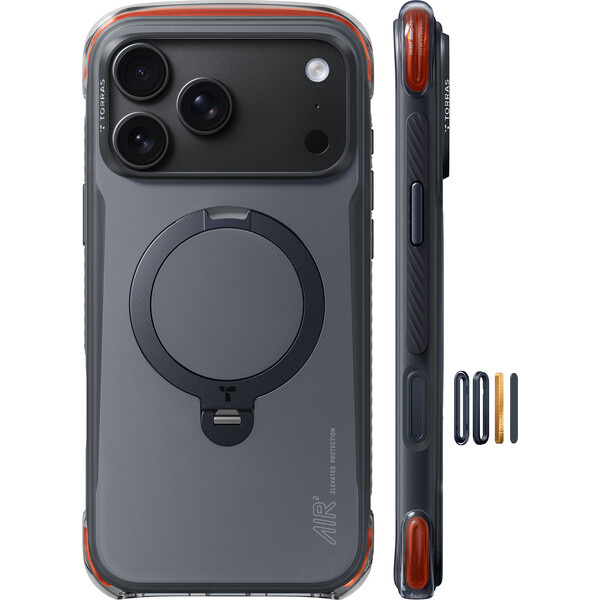 Torras Ostand Q3 Air Pro MagSafe kryt iPhone 18 Pro Max černý