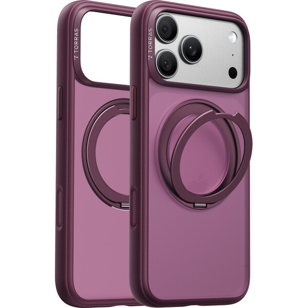 Torras Ostand O1 Guardian MagSafe kryt iPhone 18 Pro Max fialový