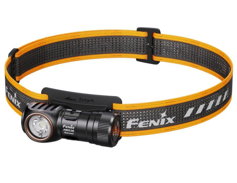 Fenix nabíjecí čelovka hm53r garnet šedo oranžová