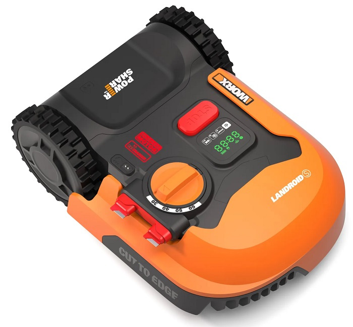 Worx Robotická sekačka W0RX Landroid S250 (WR168E) / 250 m² / 59 dB / šířka sečení 16 cm / černá/oranžová Varianta: ivi3