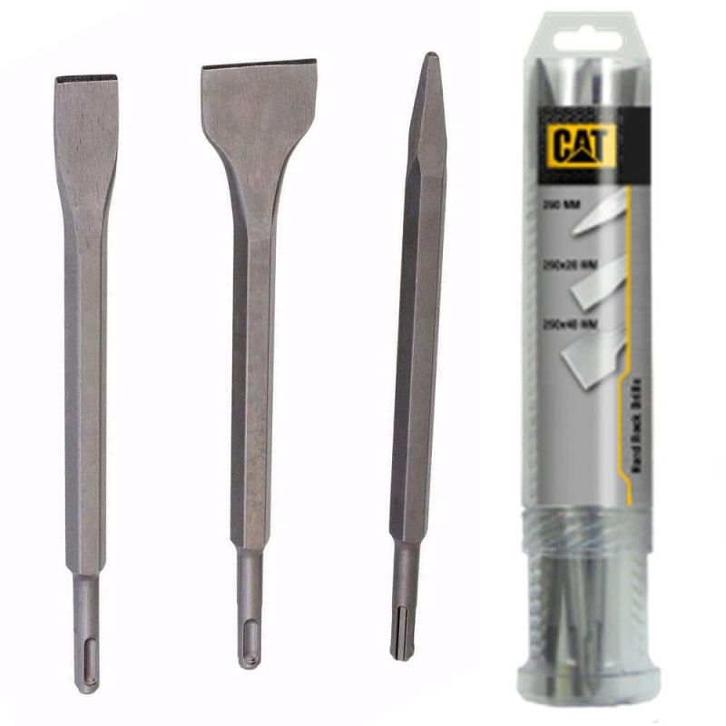 Caterpillar SDS plus sada tří sekáčů DA03903