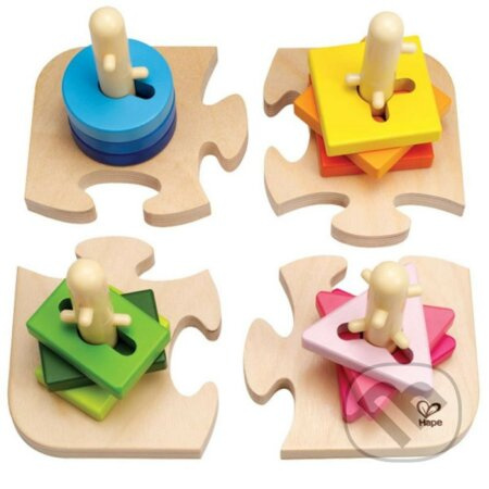 Hape Kreativní dřevěné puzzle