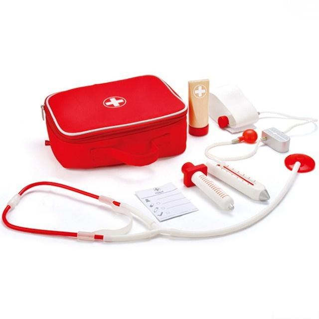 Malý doktor - Set v kufříku, Lékař (Hape)