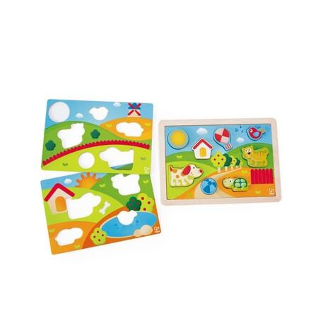 Hape Puzzle Slnečné údolie 3v1