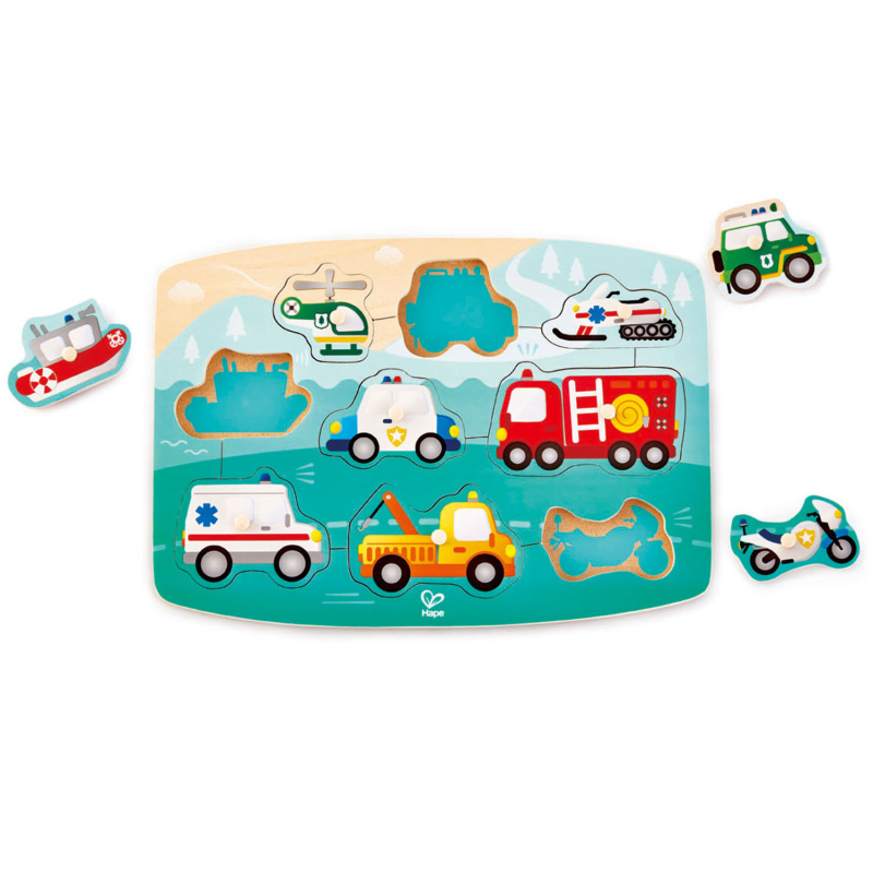 Hape Puzzle na desce - První pomoc