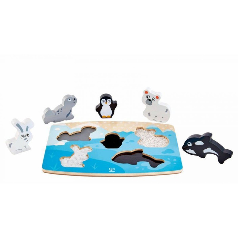 Hape Puzzle na desce - Polární zvířátka