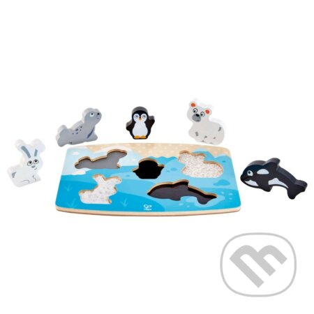 Hape Puzzle na desce - Polární zvířátka