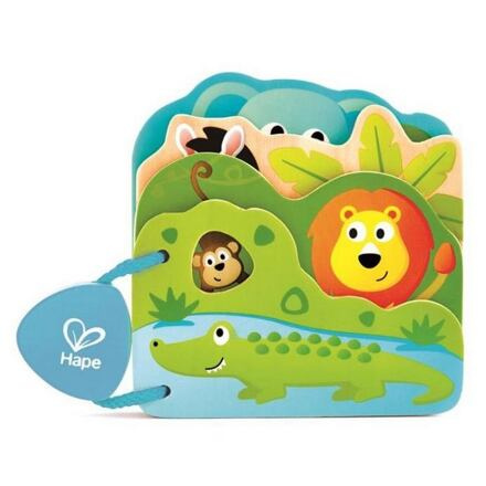 Hape Baby knížka Divočina