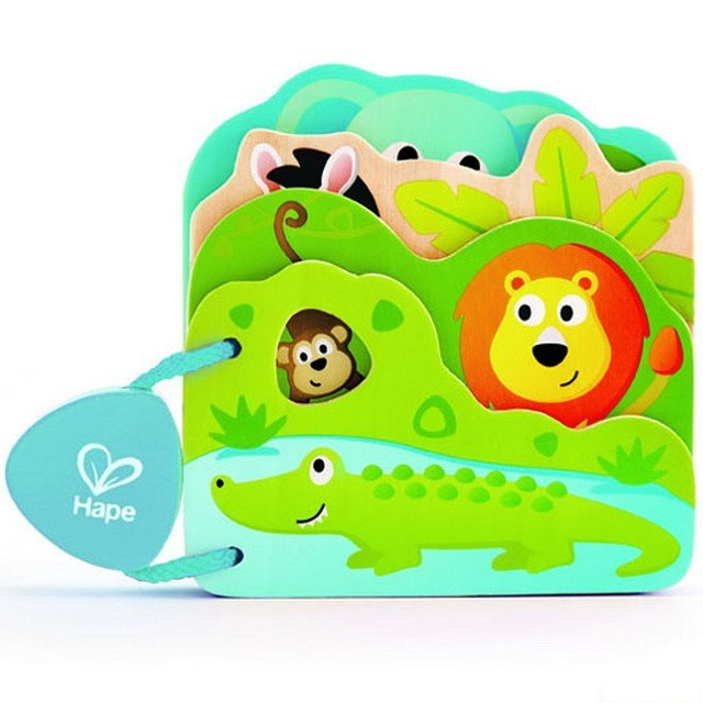 Hape Baby knížka Divočina